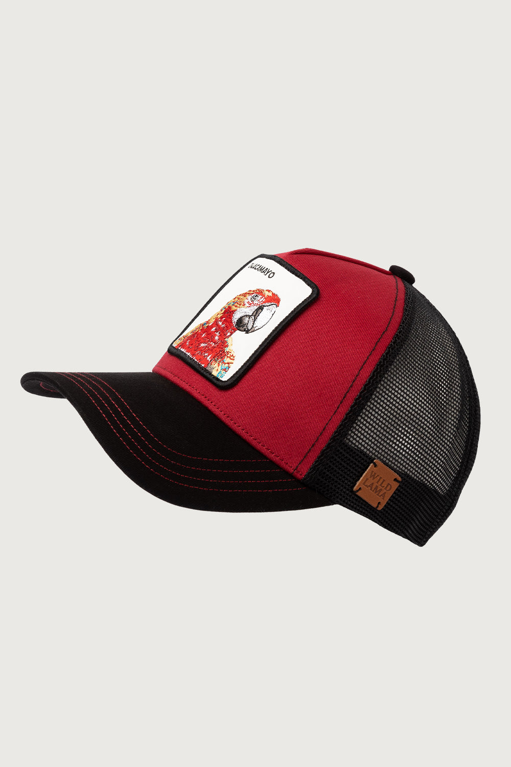 Gorra Guacamayo Algodón Orgánico Rojo