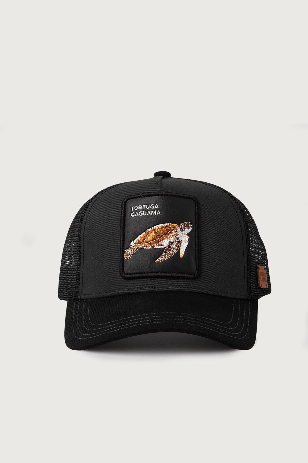 Gorra Tortuga Caguama Algodón Orgánico Negro