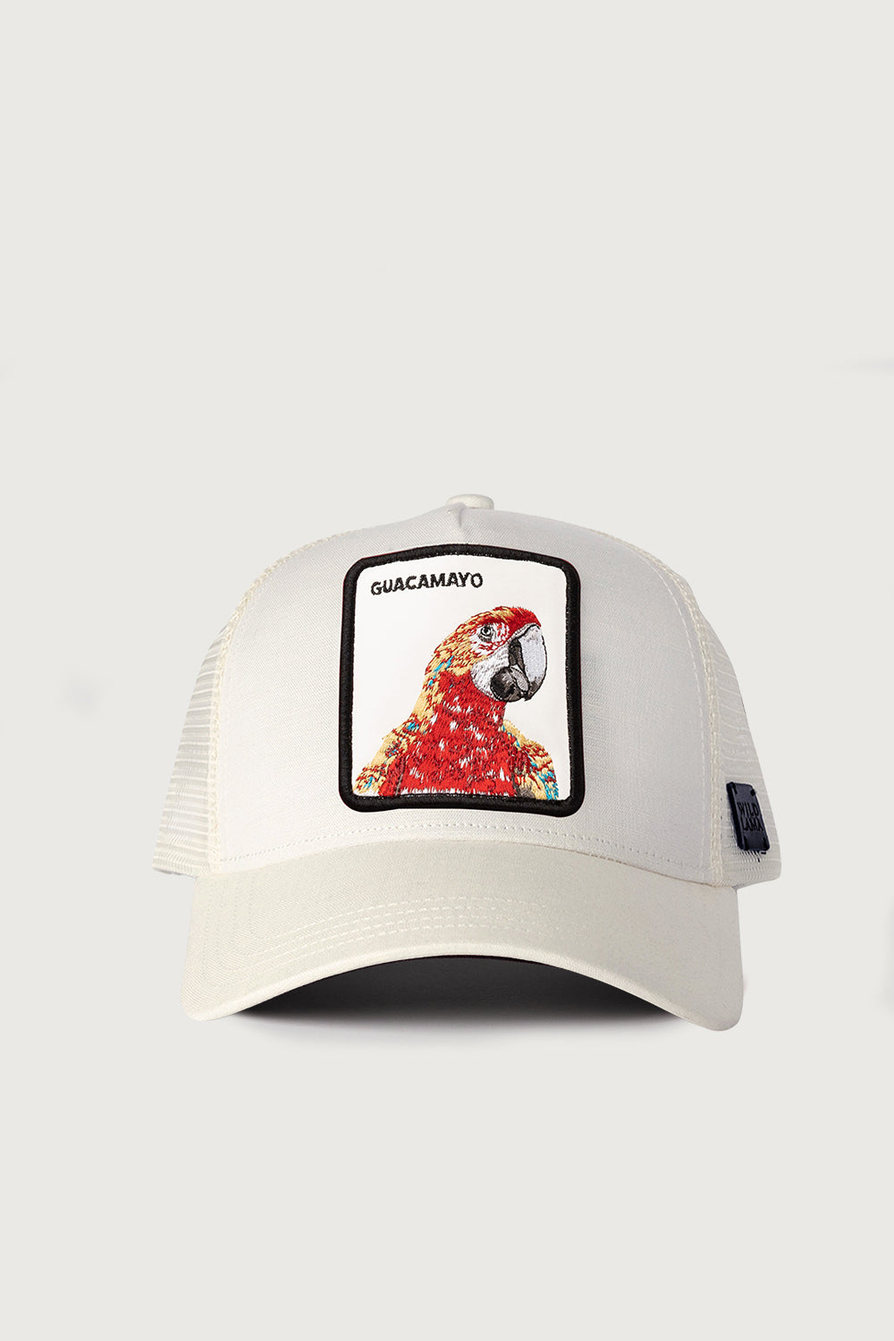 Gorra Guacamayo Lino Blanco