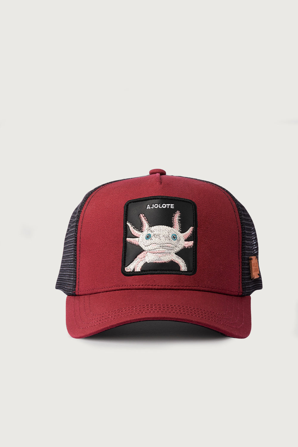 Gorra Ajolote Algodón Orgánico Burgundy